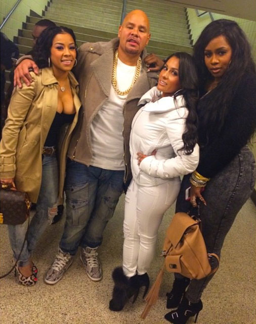 Fat Joe wearing Nike Air Python