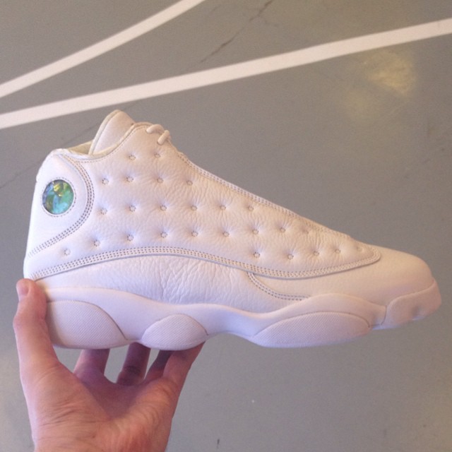 Air Jordan XIII 13 All-White Sample