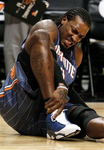 Gerald Wallace wearing the Air Jordan Retro 13