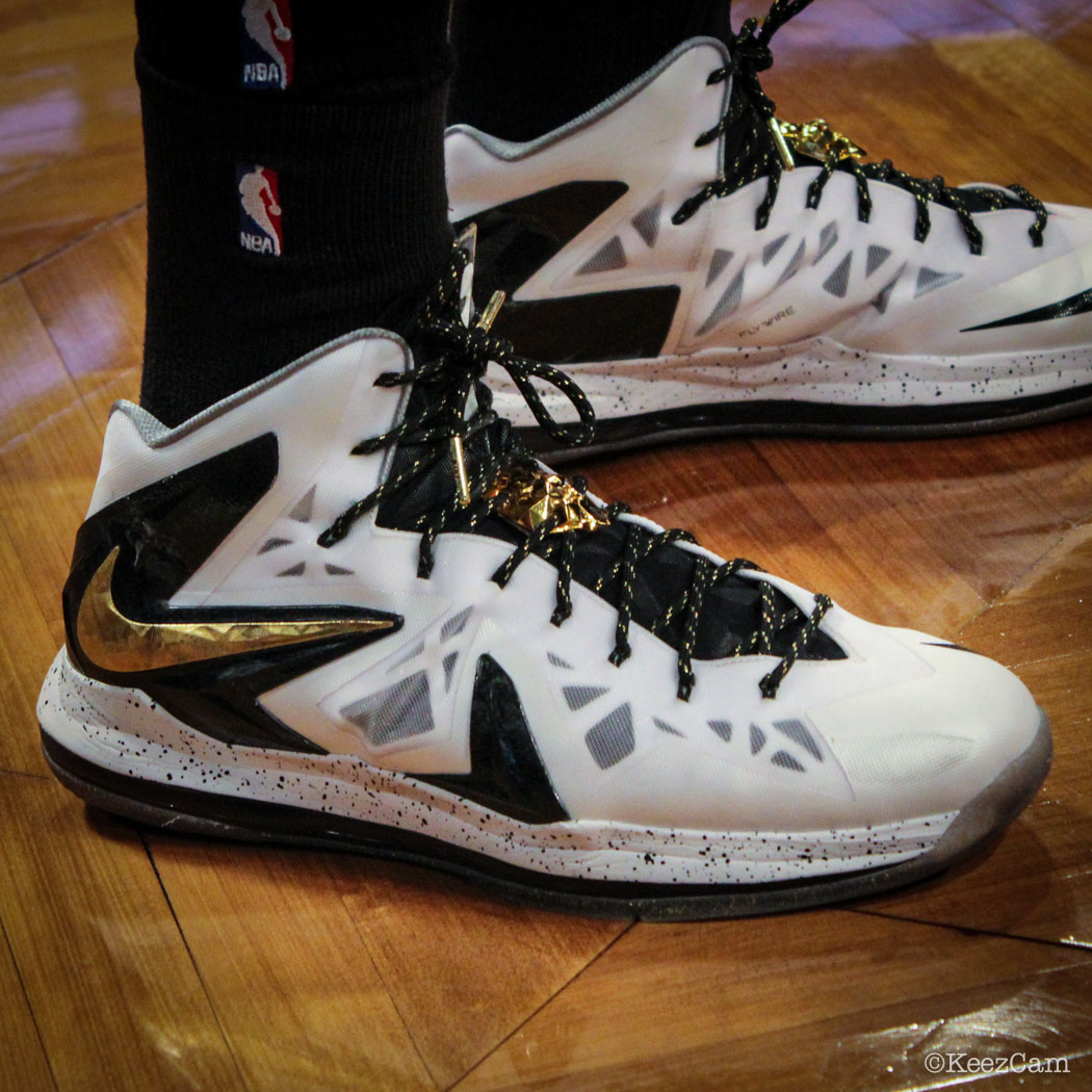 Sole Watch // Up Close At MSG for Nets vs Wizards - Trevor Booker wearing Nike LeBron 10 PS Elite