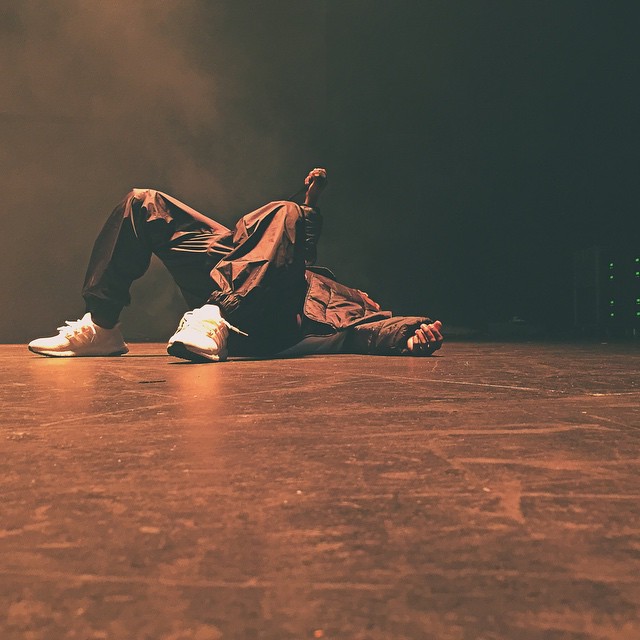 Kanye West wearing the 'White' adidas Ultra Boost (3)