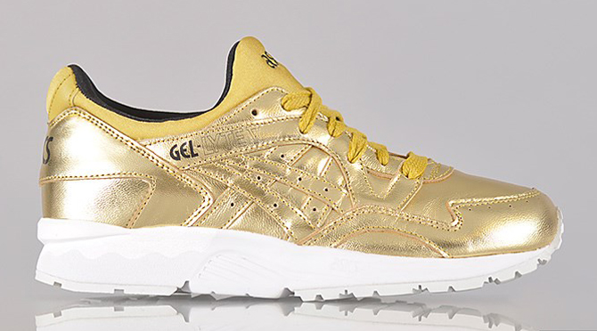 asics gel lyte metallic gold