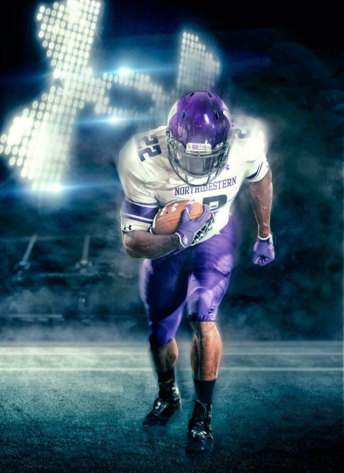 Under Armour Northwestern Football Uniforms Away (3)