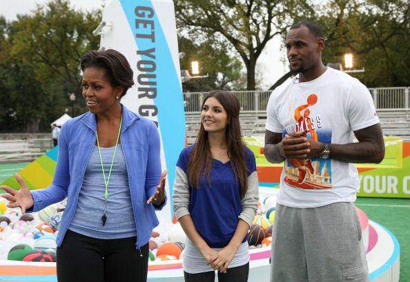 LeBron James Joins Michelle Obama for Nickelodeon Worldwide Day of Play