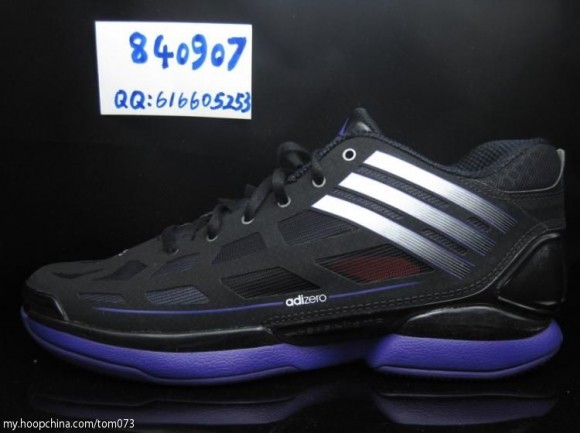 adidas adiZero Crazy Light Low Black Purple White