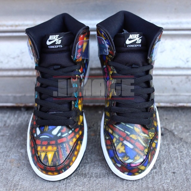 Concepts Has a 'Stained Glass' Nike Dunk High SB on the Way | Sole ...