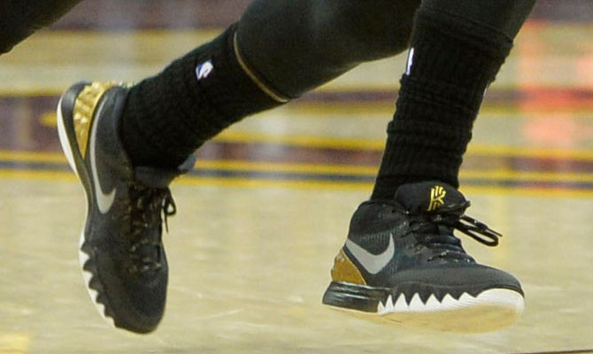 kyrie 1 black and gold