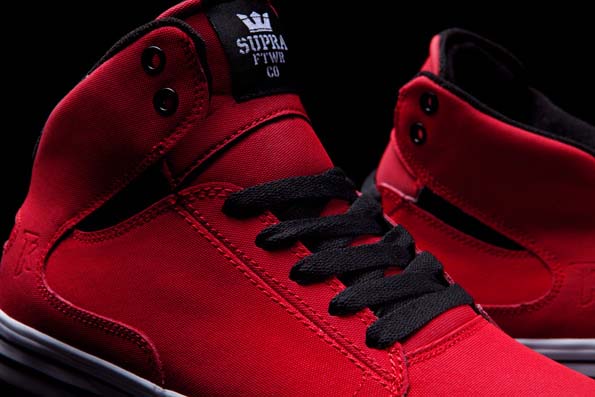 Supra Society Mid Shoes Terry Kennedy Red White (1)