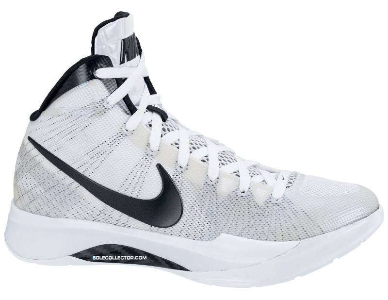 Nike WMNS Zoom Hyperdunk 2011 TB White Black Metallic Silver 454150-100