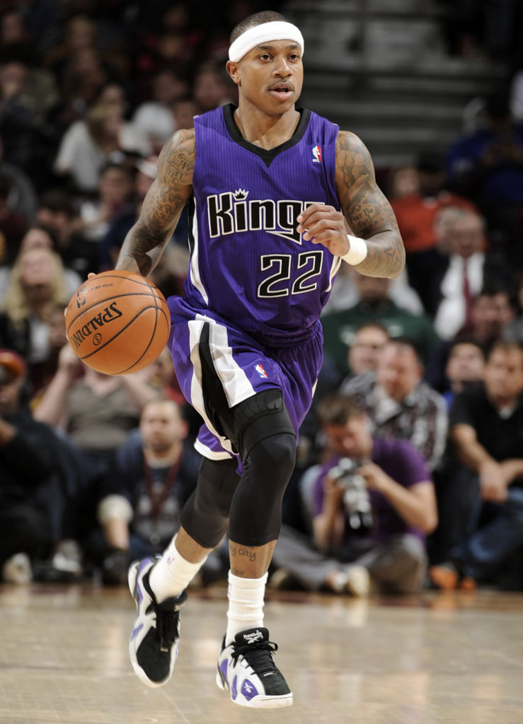 Isaiah Thomas wearing Reebok Kamikaze 2 Low PE