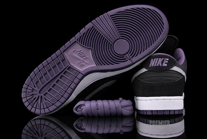 dark purple grey black sb nike dunks