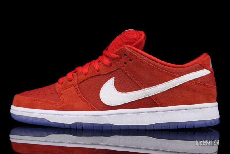 red nike sbs