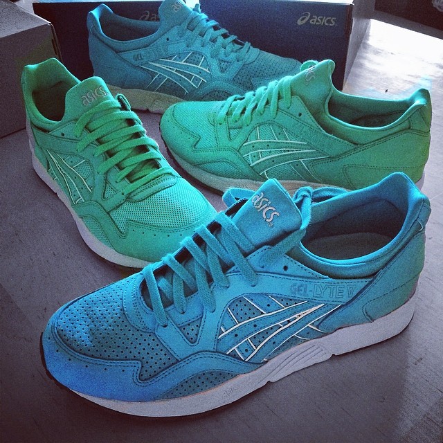 DJ Skee Picks Up Ronnie Fieg x ASICS GEL-Lyte V Mint & Cove