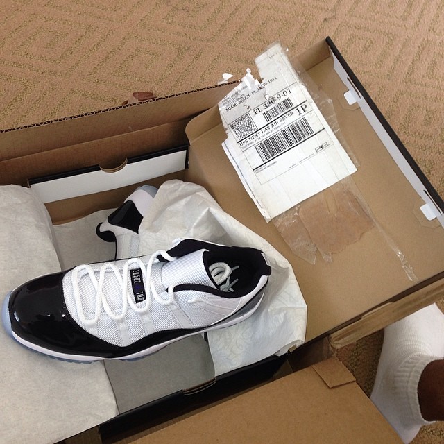 Jim Jones Picks Up Air Jordan XI 11 Retro Low Concord