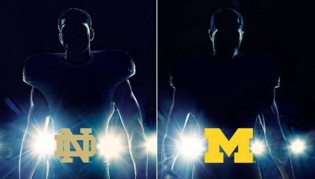 adidas Unveils Michigan & Notre Dame "Under The Lights" Game Uniforms