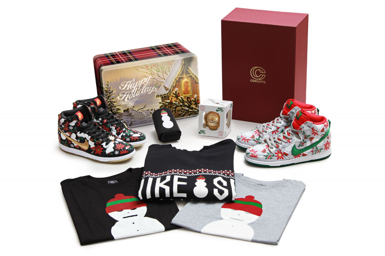 nike ugly christmas sweater shoes