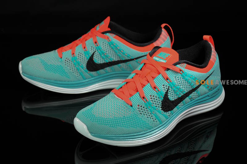 Nike WMNS Flyknit Lunar1+ - Sport Turquoise/Black-Wolf Grey | Sole ...