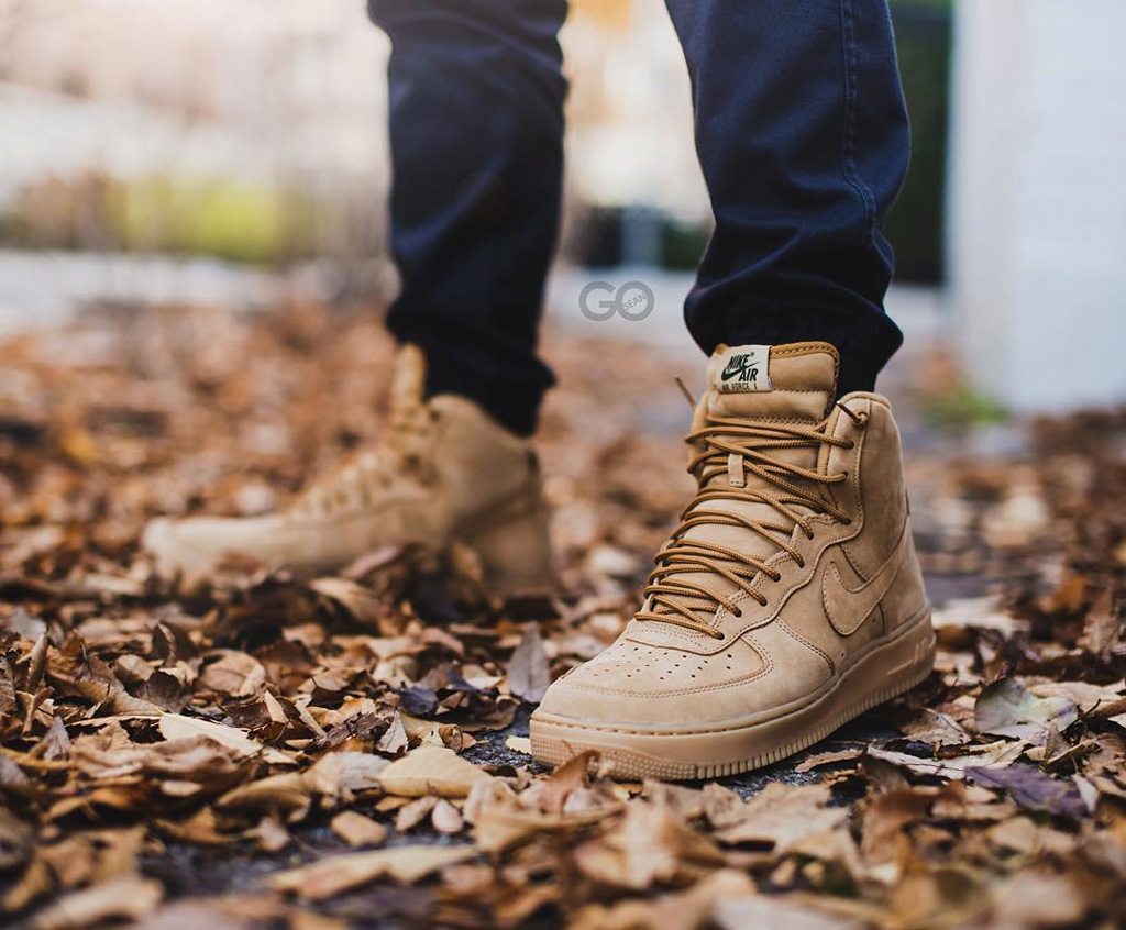 nike air force 1 flax