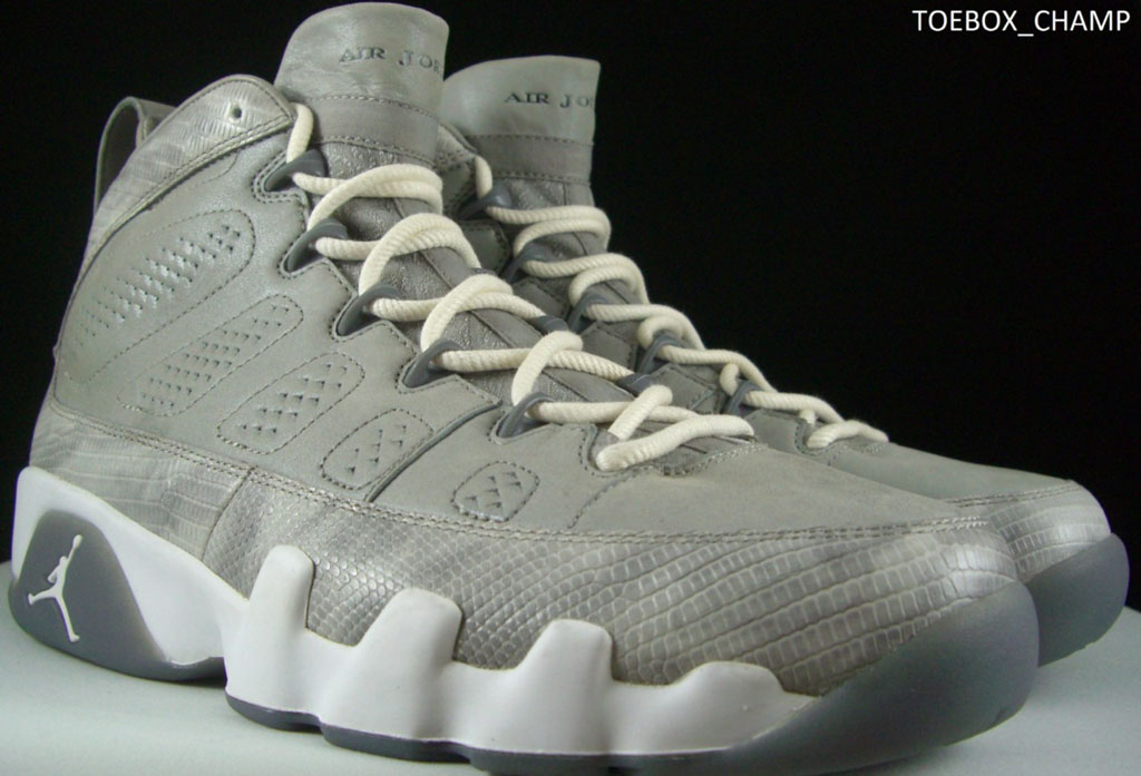 Bin23 Air Jordan IX 9 Cool Grey Snakeskin Sample