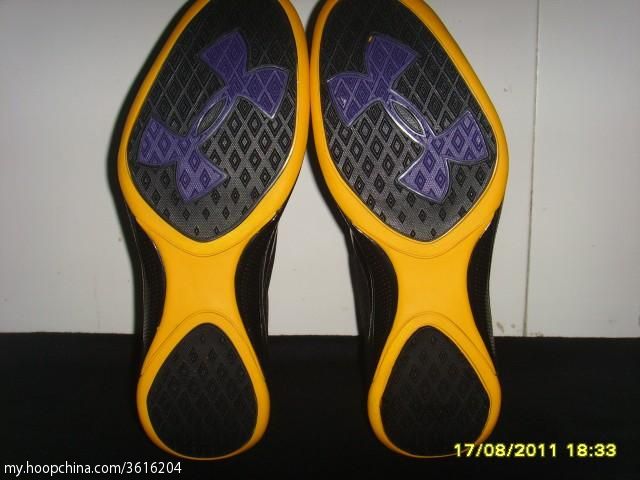 Under Armour Micro G Juke Black Gold Purple 1231688-002