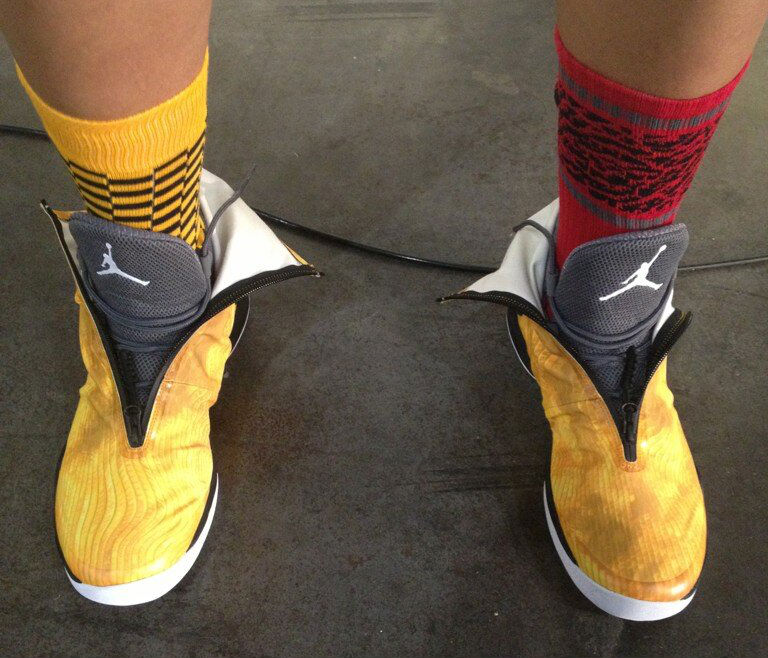 Air Jordan XX8 Yellow Camo Maya Moore PE