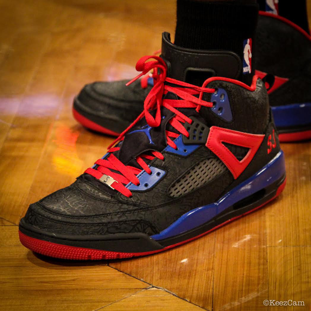 Stephen Jackson's Jordan Spizike Clippers PE (2)