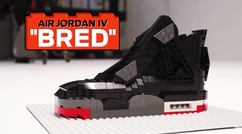 Watch 735 Bricks Get Turned Into an Air Jordan 4 | Collector