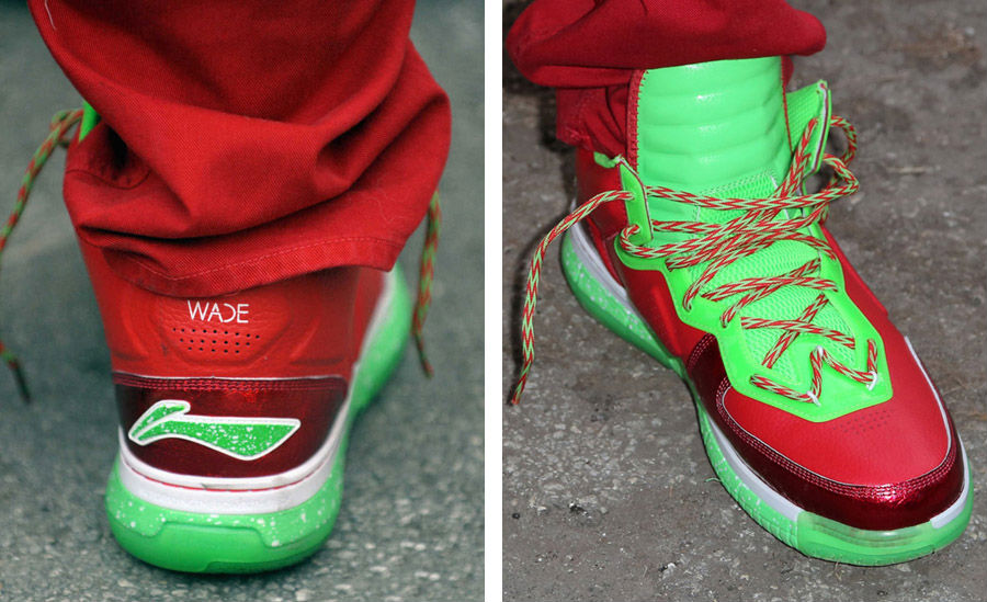 Dwyane Wade wearing Li-Ning Way of Wade Christmas (6)