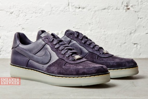 Dark purple air outlet force ones