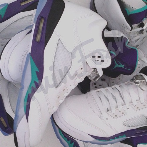 Air jordan 5 cheap retro grape fresh prince