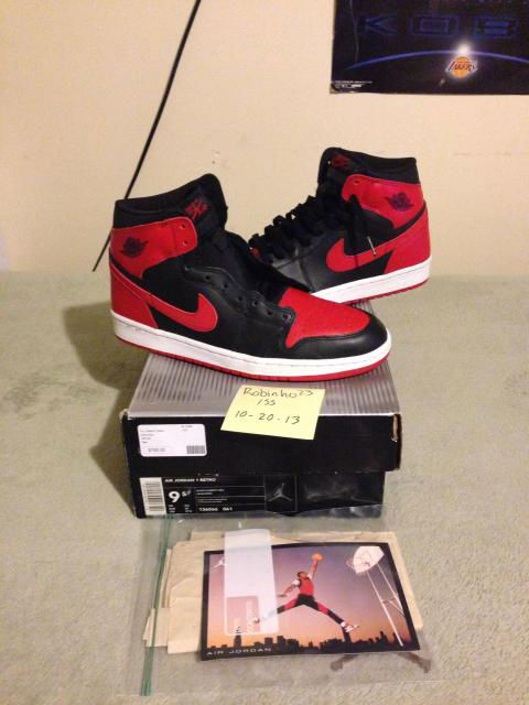 Spotlight // Pickups of the Week 10.20.13 - Air Jordan 1 I Retro Black/Red '01 by Robinho23