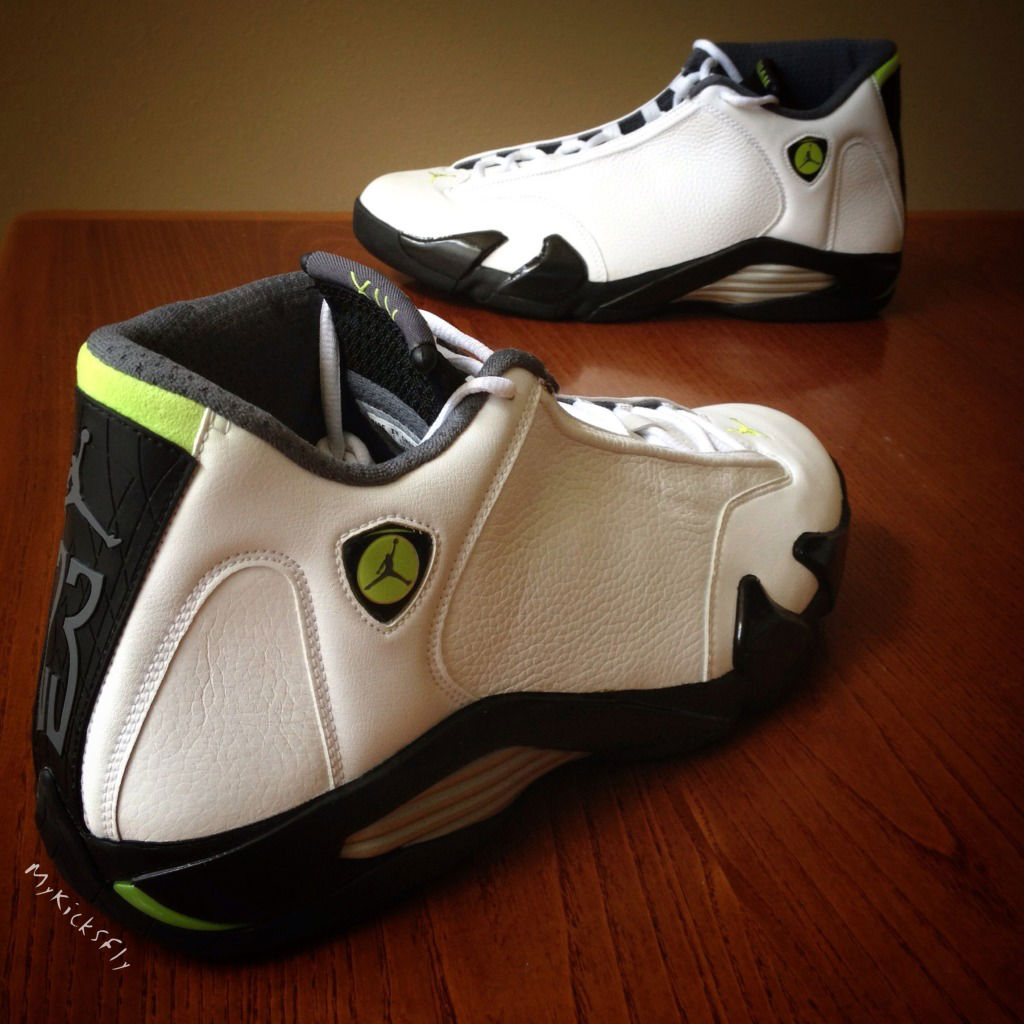 Spotlight // Pickups of the Week 8.25.13 - Air Jordan XIV 14 Retro Chartreuse by MykicksFly