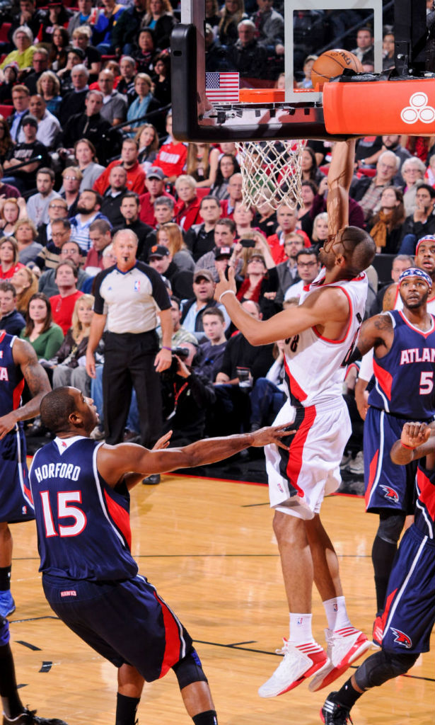 Nicolas Batum wearing adidas adizero Crazy Light 2