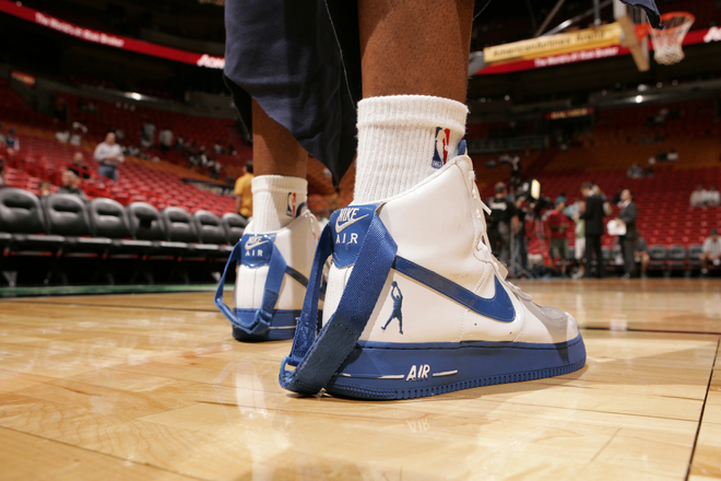 Rasheed Wallace and His Air Force Ones 