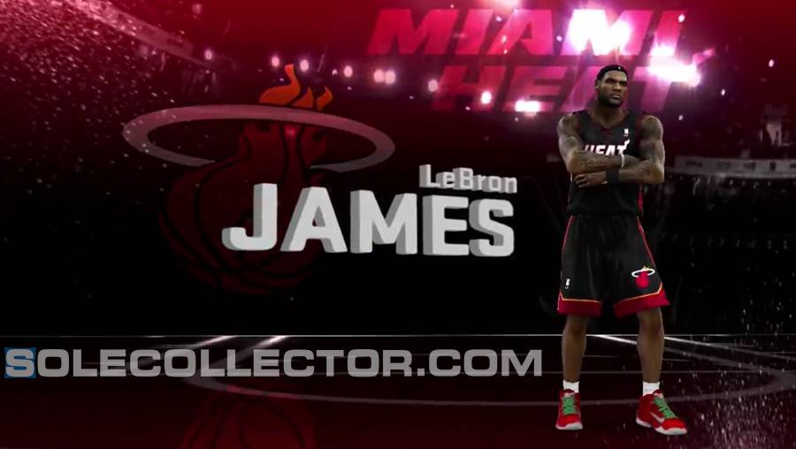 Nike LeBron 9 Christmas NBA2K12