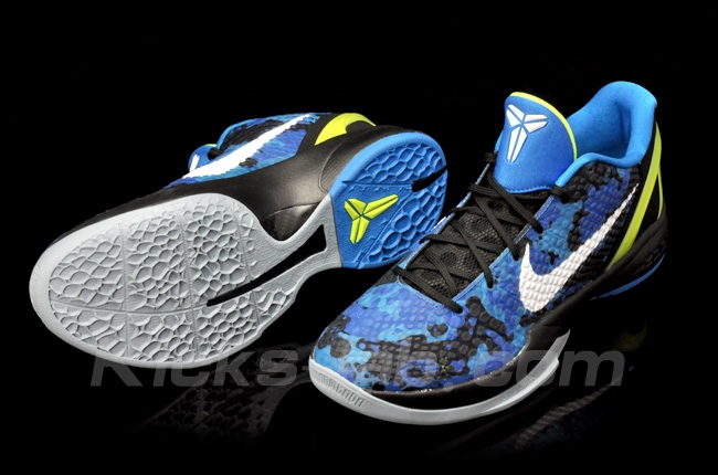 kobe 6 camo blue