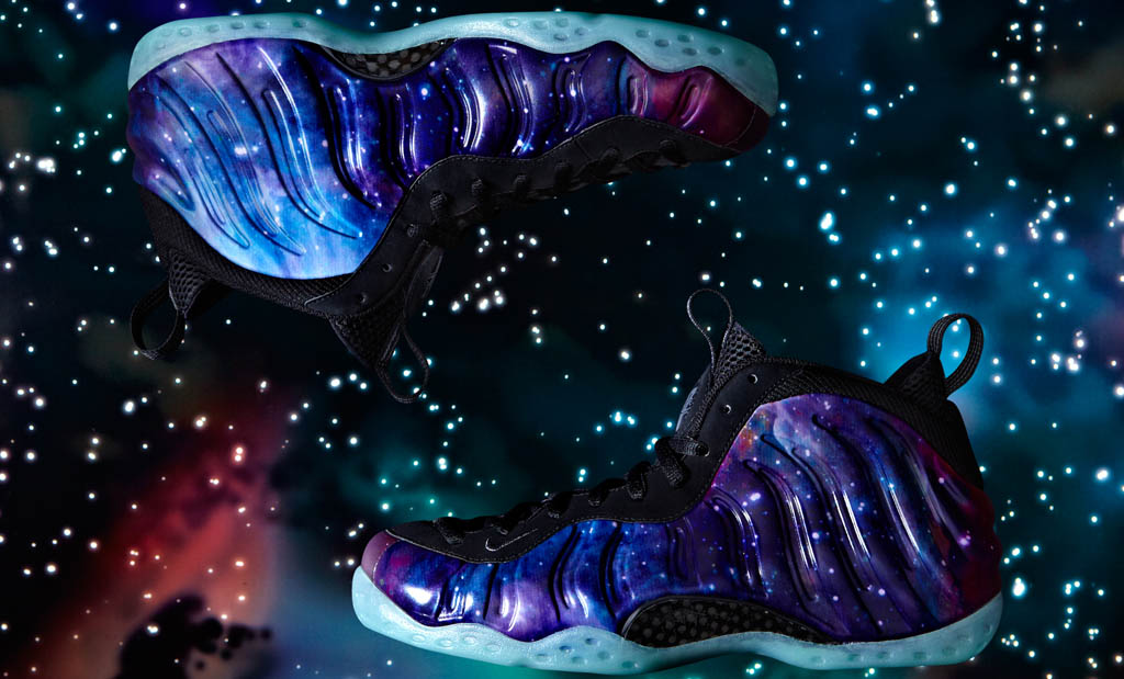 real foamposites galaxy