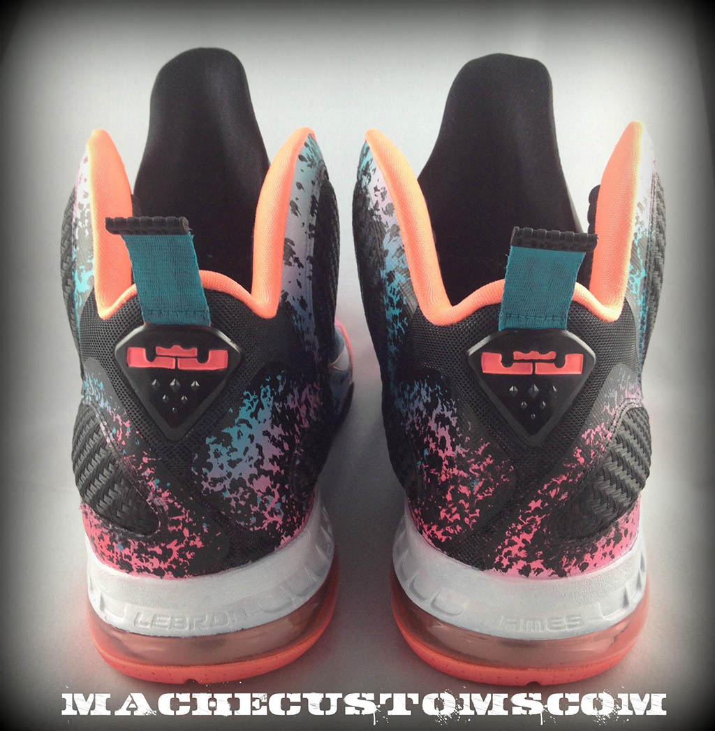 Nike LeBron 9 Miami Nights by Mache Custom Kicks (3)