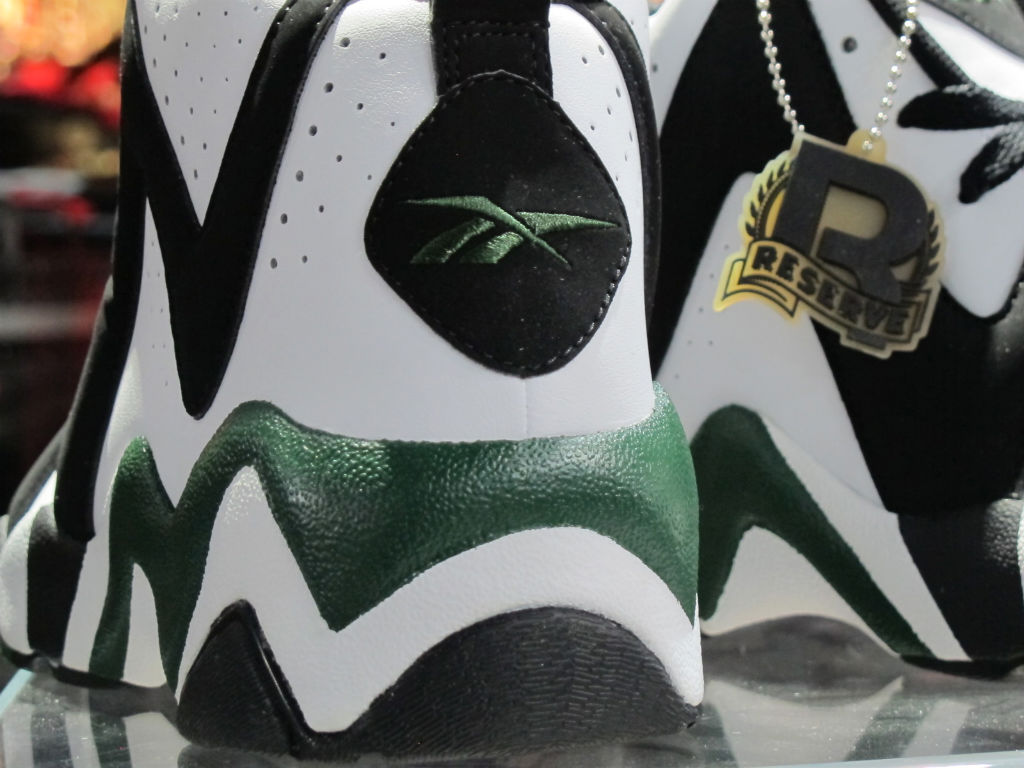 Reebok Kamikaze II Mid Black White Racing Green V4404 (3)