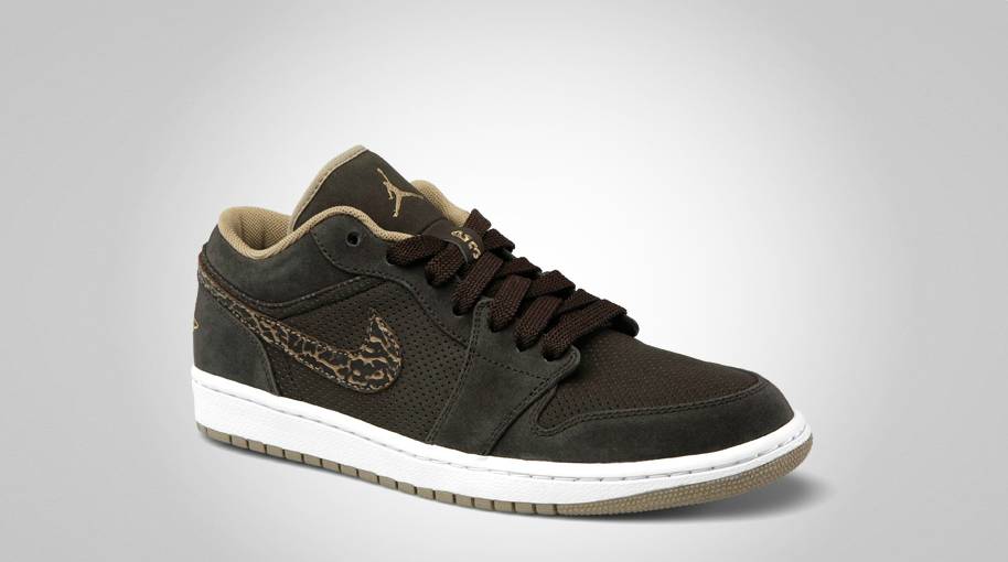 Air Jordan 1 Phat Low Velvet Brown Khaki White 338145-202