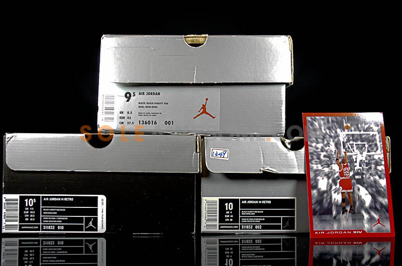 Air Jordan 14 XIV Last Shot Comparison 1999 2005 2011