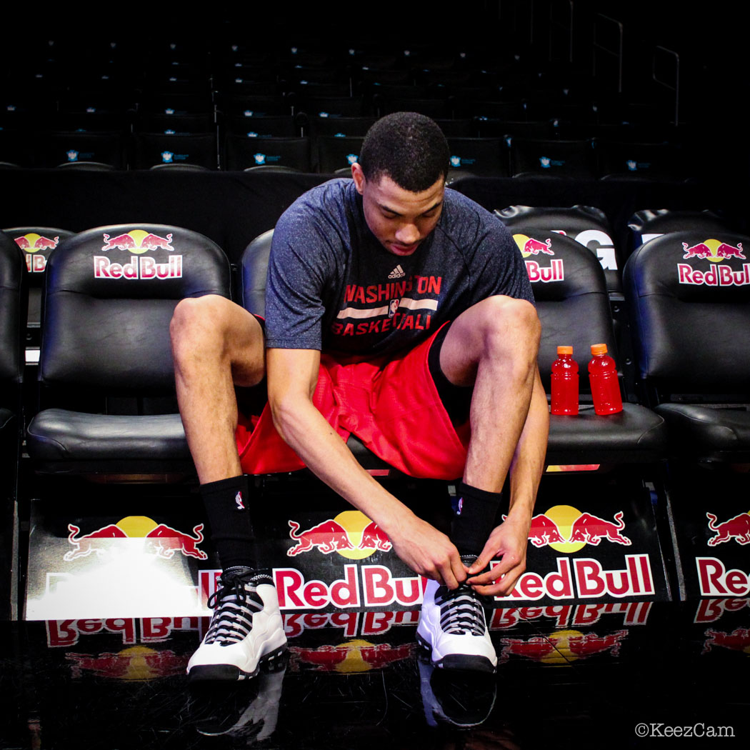 Otto Porter wearing Air Jordan 10 Steel (1)