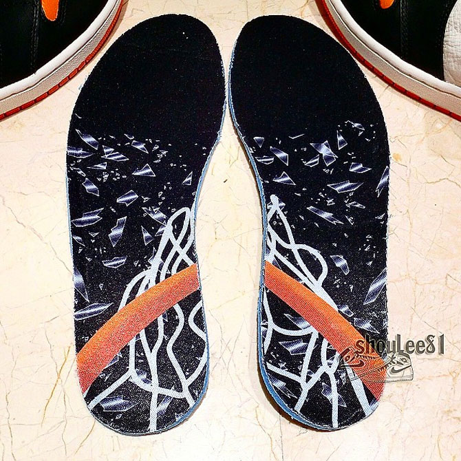 jordan 1 shattered backboard insole