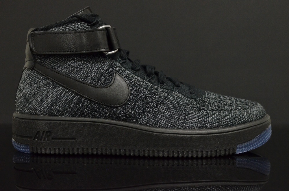 nike air force 1 flyknit negro