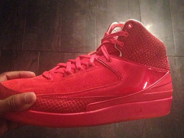 all red jordan 2