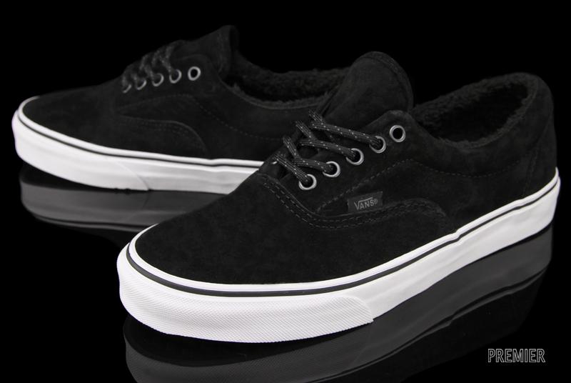 vans era black suede