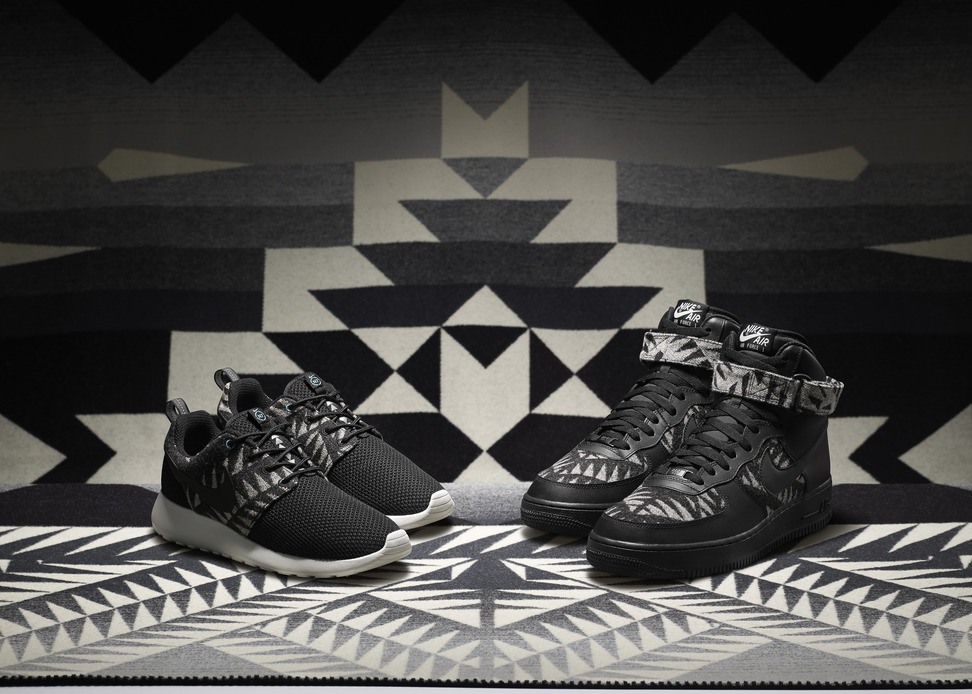 Top 10 Collaborations of October 2013 Pendleton x Nike N7 Roshe Run and Air Force 1 Hi