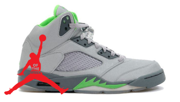 Air Jordan Of The Week: Green Bean 5 