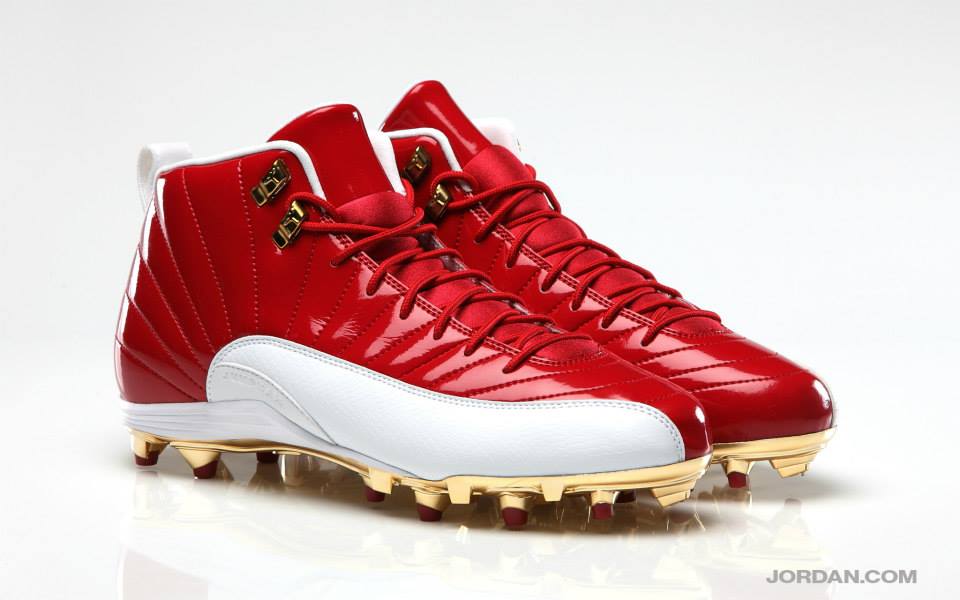 red jordan football cleats