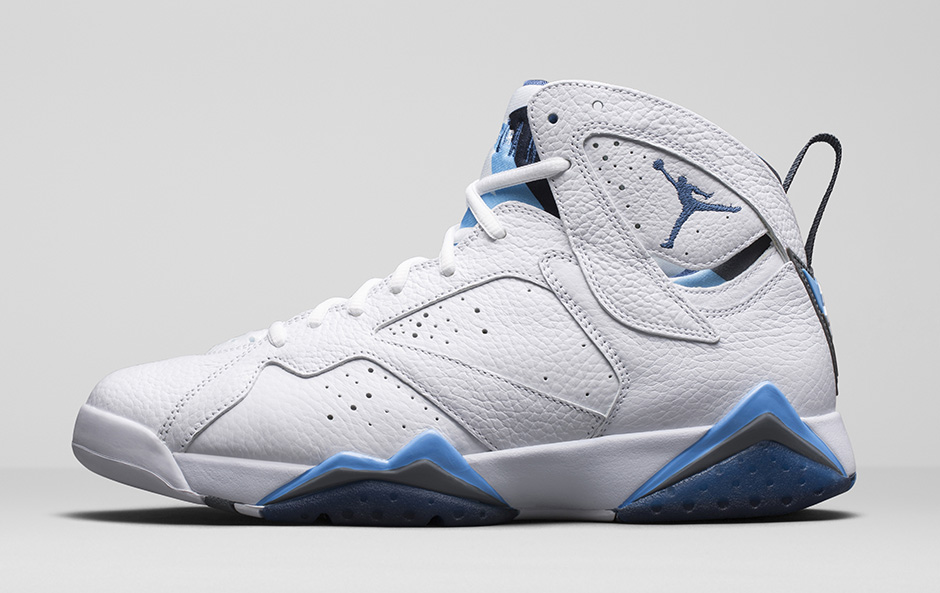 baby blue jordan 7s